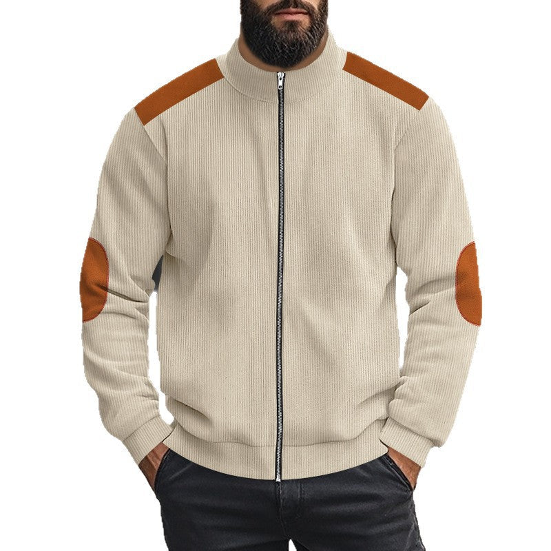 Herren Outdoor Jacke Sportlich Reißverschluss Modern