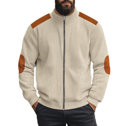 Herren Outdoor Jacke Sportlich Reißverschluss Modern