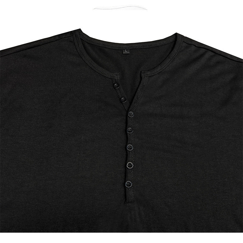 Herren Henley T-Shirt Kurzarm Modern Sportlich - BerlinGlamour