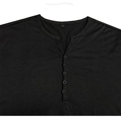Herren Henley T-Shirt Kurzarm Modern Sportlich - BerlinGlamour