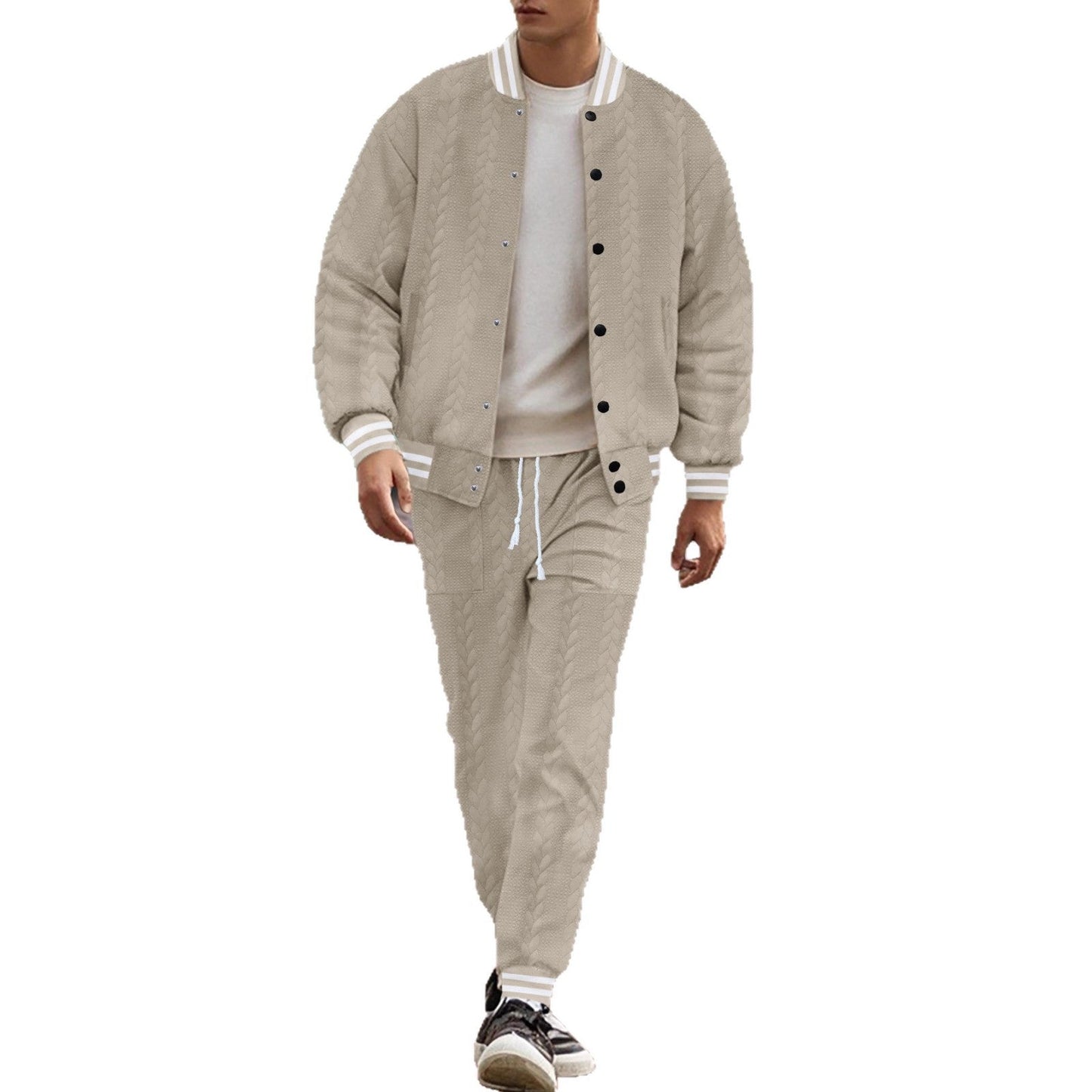 Herren Collegejacke Lässig Modern Bequem