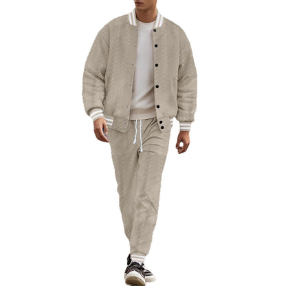 Herren Collegejacke Lässig Modern Bequem