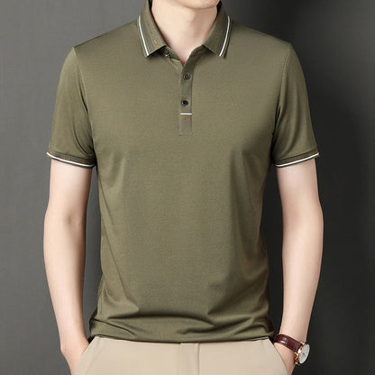 Herren Polohemd Modern Strukturiert Elegantes Design