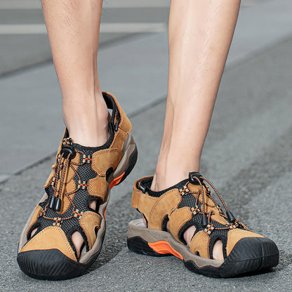 Damen Trekking-Sandalen Sportlich Rutschfest Schnellschnürsystem