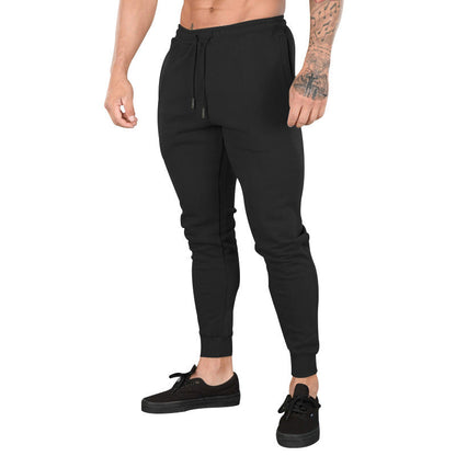 Herren Sport Hose Elastisch Mit Reißverschluss