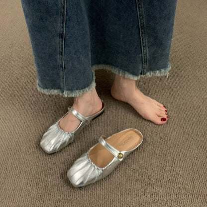 Elegante Damen Ballerinas Rüschendesign Modisch