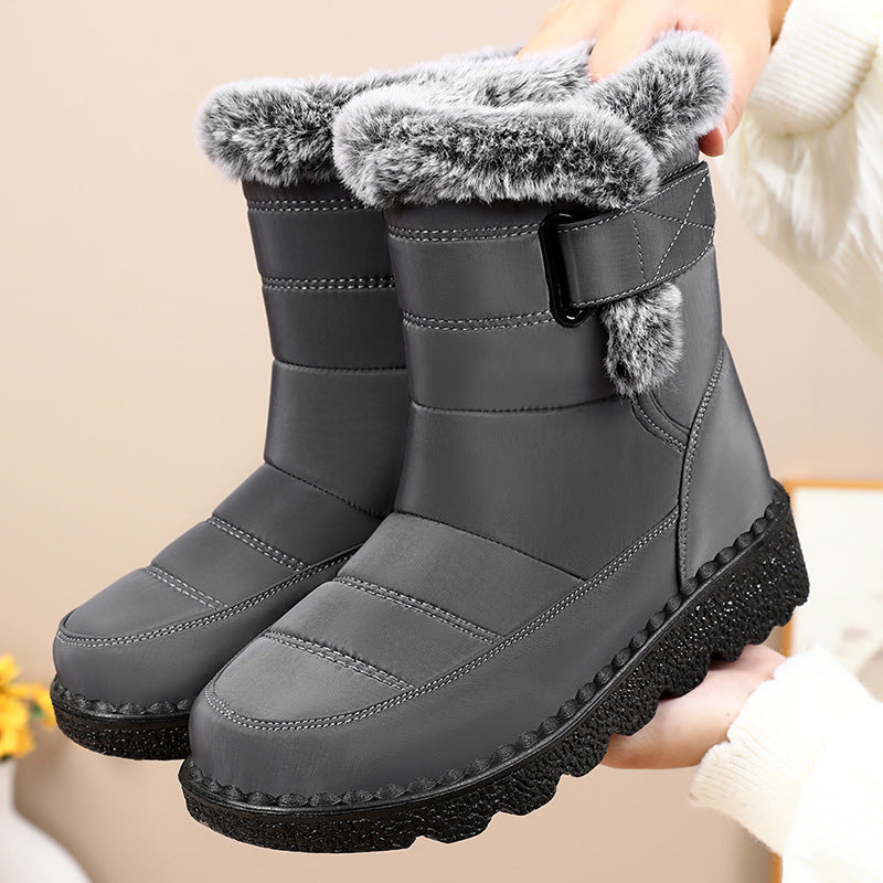 Damen Winterstiefel Warm Kuschelig Futter Rutschfest