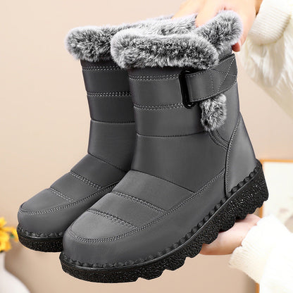 Damen Winterstiefel Warm Kuschelig Futter Rutschfest