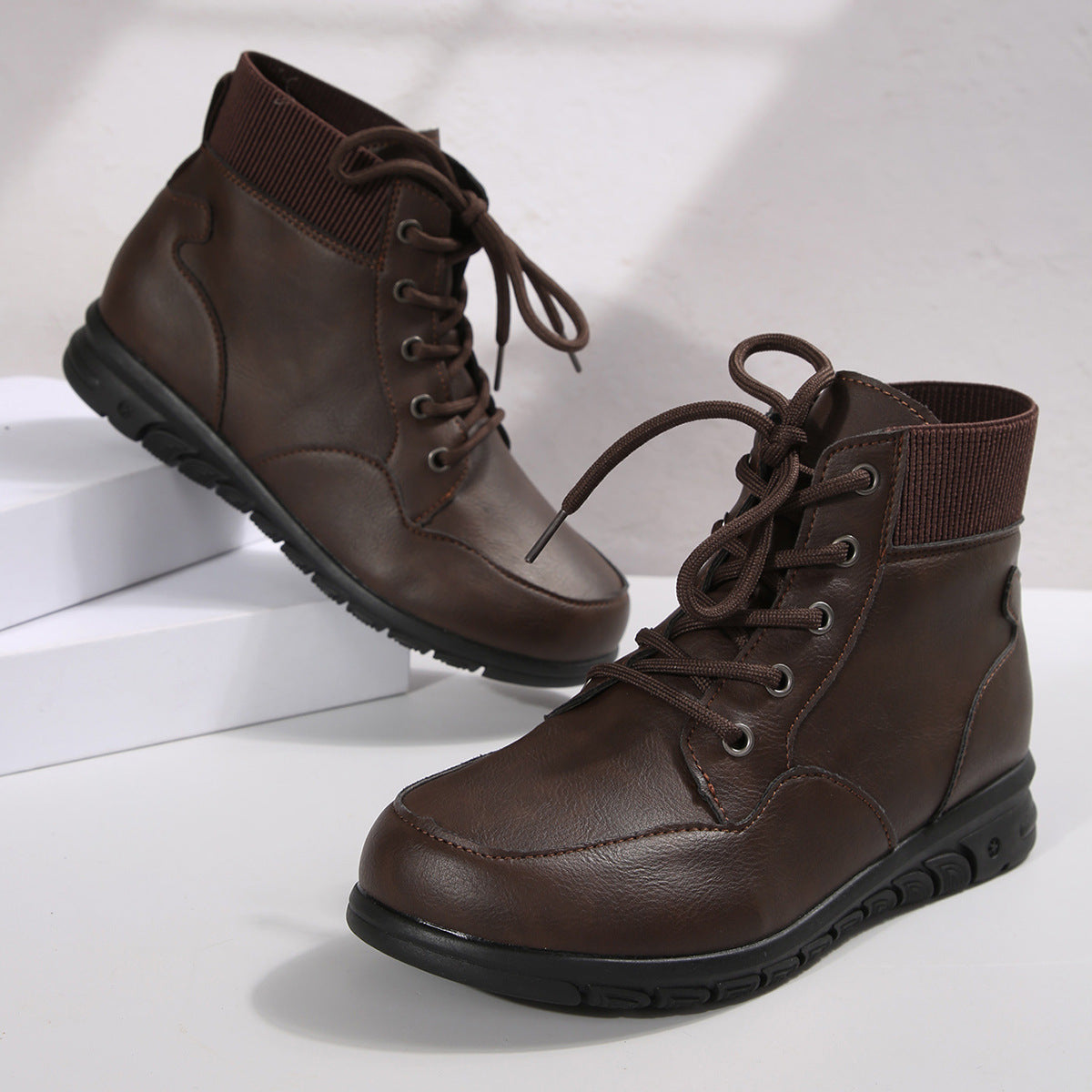 Damen Winterstiefel Warm Fleece Rutschfest