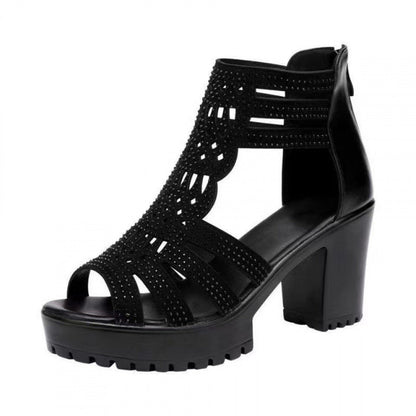 Damen High Heels Sandalen Elegant Schmal