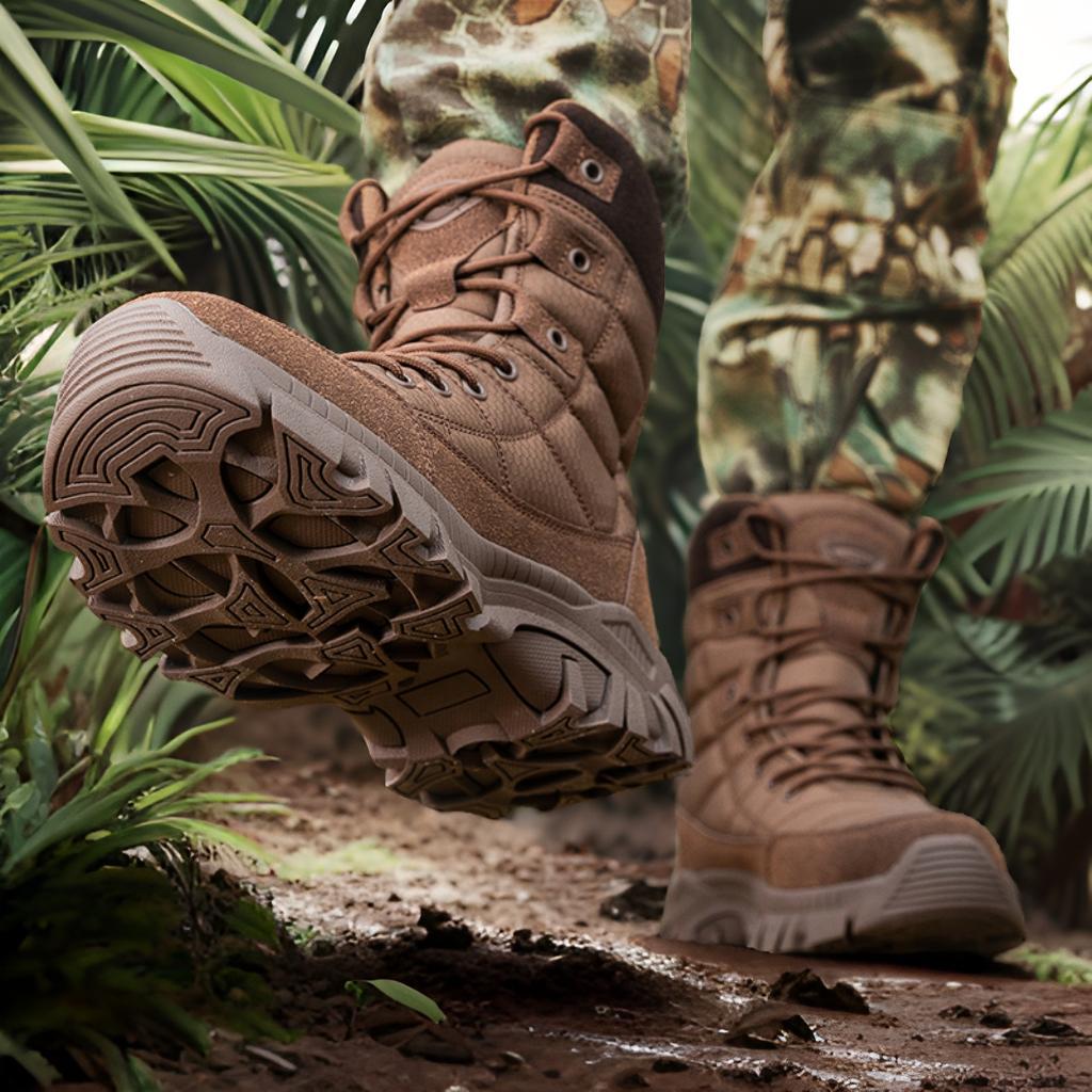 Herren Winterstiefel Militärstil Isoliert Rutschfest