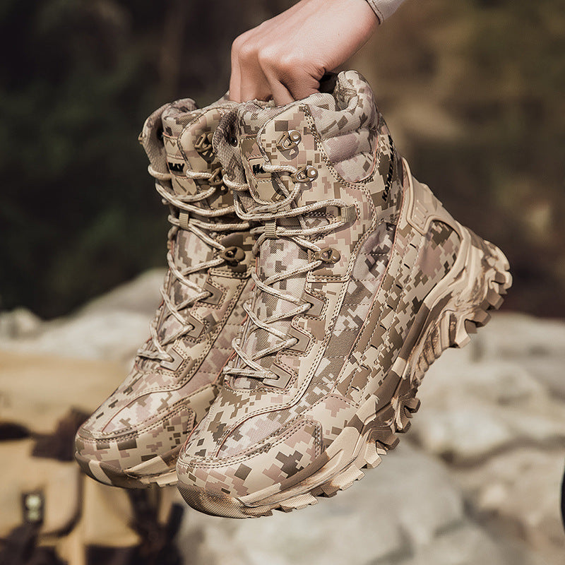 Herren Wanderstiefel Outdoor Knöchelschutz Rutschfest