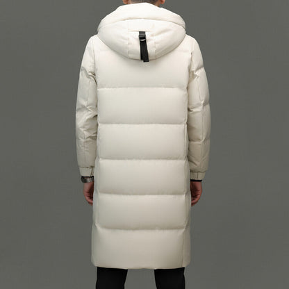 Herren Winterjacke Isoliert Lang Warm