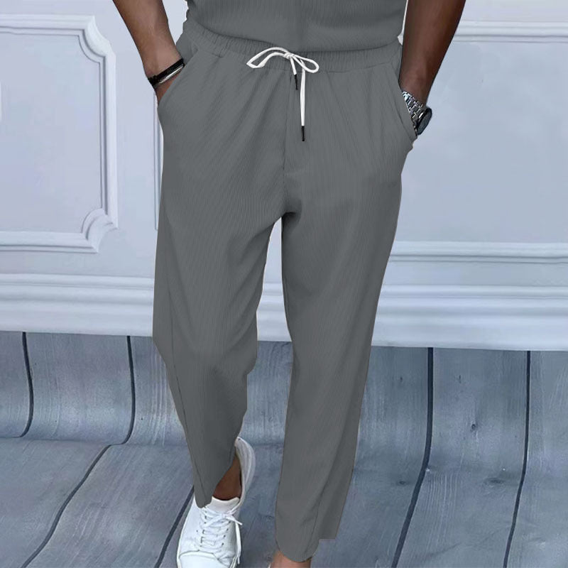Herren Freizeithose Bequem Elastisch Sportlich