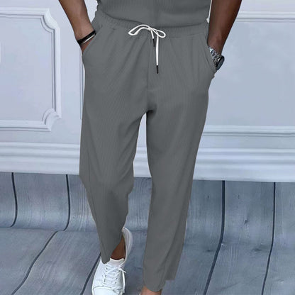 Herren Freizeithose Bequem Elastisch Sportlich