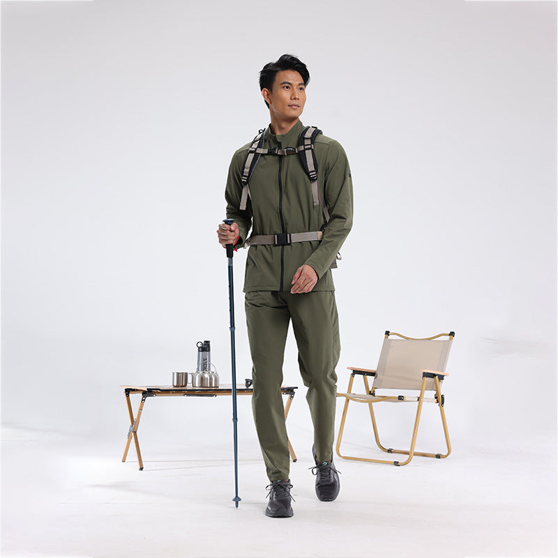 Herren Outdoor-Jacke Wasserabweisend Funktionell