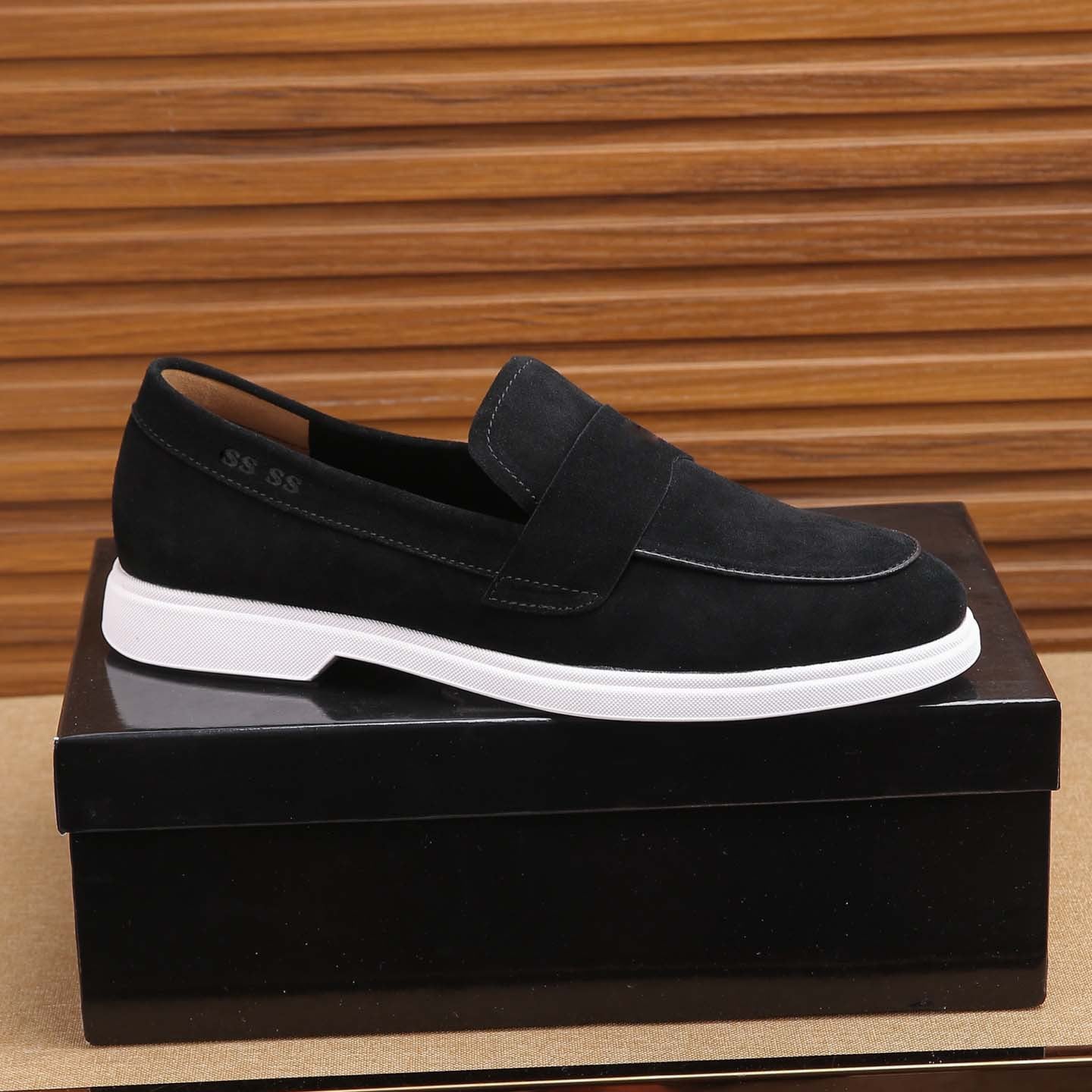 Damen Sneaker Mokassin Schuhe Bequem Rutschfest