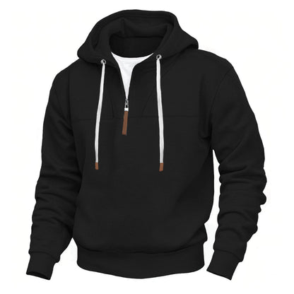 Herren Sportpullover Kapuze Reißverschluss Modern