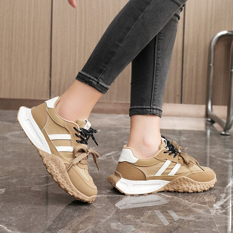 Damen Sneaker Sportlich Freizeit Schuhe bequemLaufsohlen