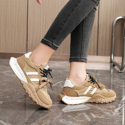 Damen Sneaker Sportlich Freizeit Schuhe bequemLaufsohlen