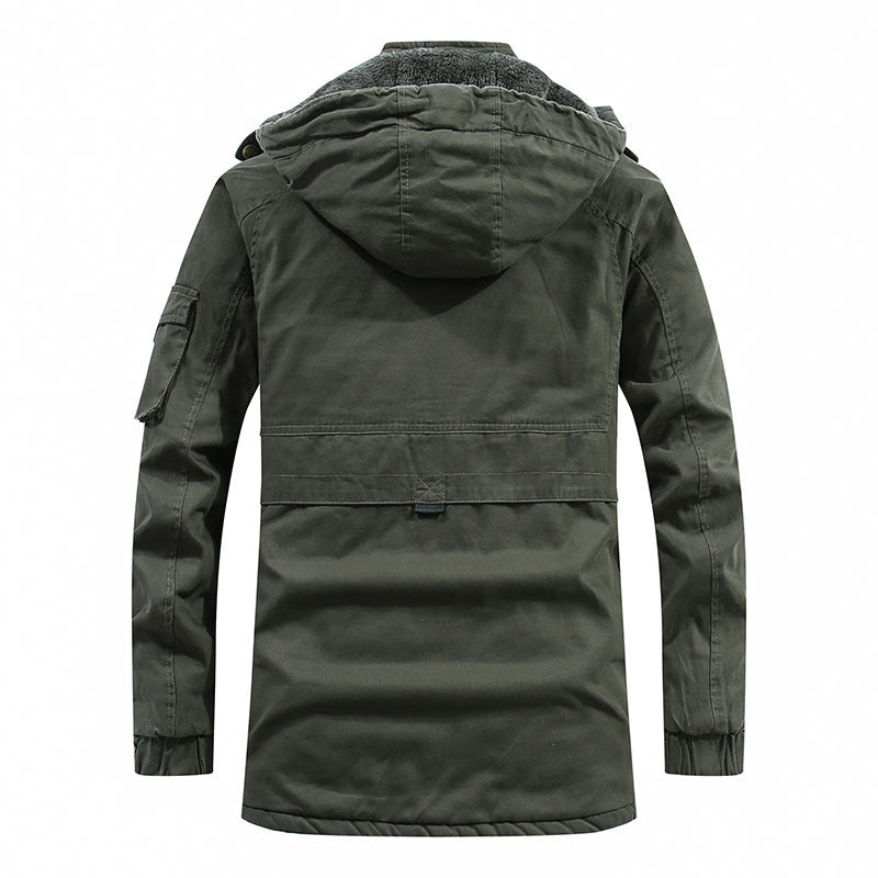 Warme Winterjacke mit Kapuze Isoliert Robust