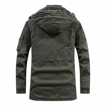Warme Winterjacke mit Kapuze Isoliert Robust