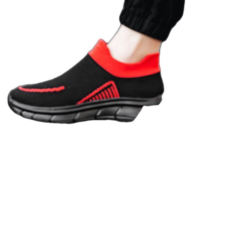 Damen Sneaker Bequem Slip On Schuhe Mit Weitem Zehenbereich - BerlinGlamour