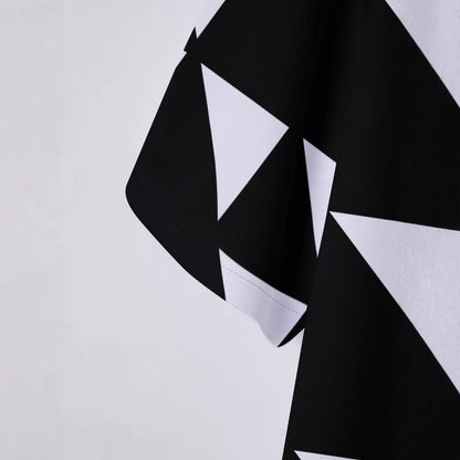 Herren Poloshirt Geometrisches Motiv Modern Berlin Style