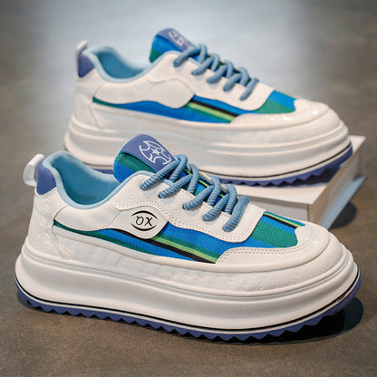 Damen Sneaker Hochsohle Rutschfest Modern - BerlinGlamour