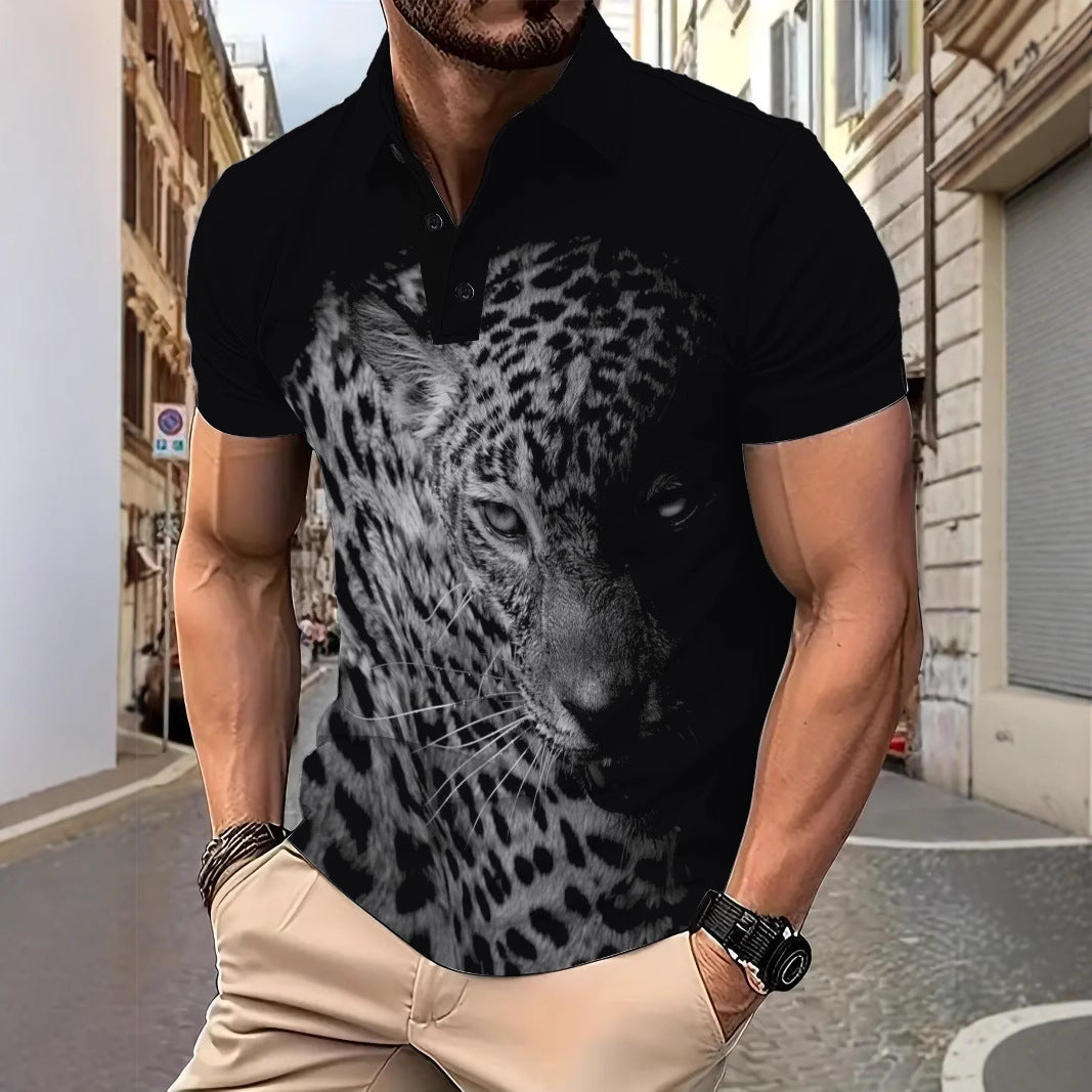 Herren Poloshirt Tiermotiv Berlin Glamour Style - BerlinGlamour