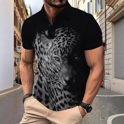 Herren Poloshirt Tiermotiv Berlin Glamour Style - BerlinGlamour