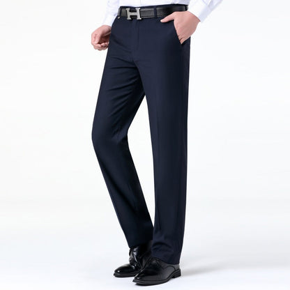 Herren Anzughose Elegant Slim Fit Strukturdesign