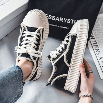 Damen Sneaker Schnürschuhe Trendy Sportlich Robust - BerlinGlamour