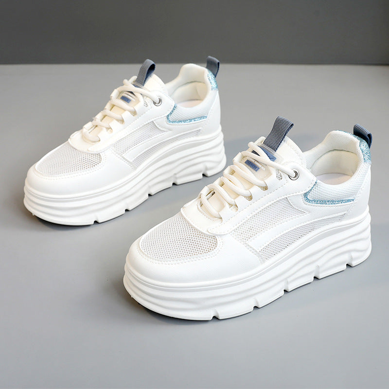 Damen Sneaker Chunky Plateau atmungsaktiv Modern