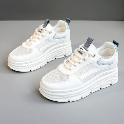 Damen Sneaker Chunky Plateau atmungsaktiv Modern