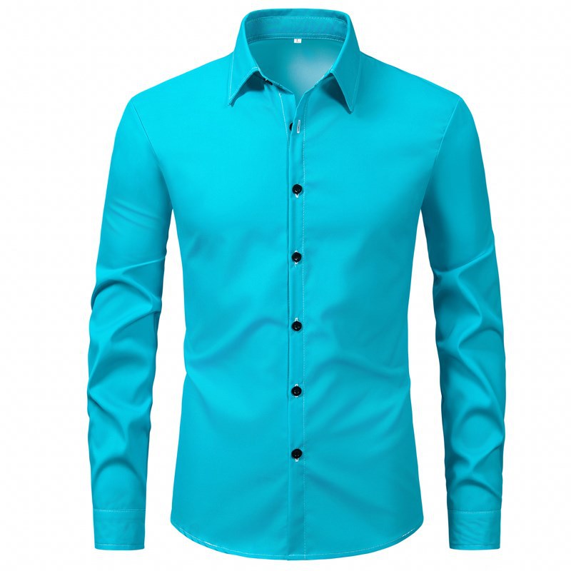Herren Langarmhemd Elegant Modern Style