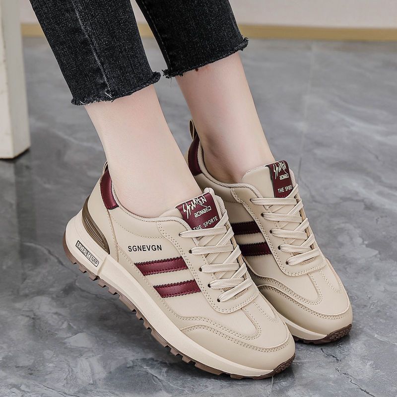 Damen Sneaker Sportlich Bequem Mit Gummi Sohle