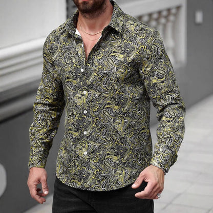 Männer Hemd Paisley Muster Modern Berlin