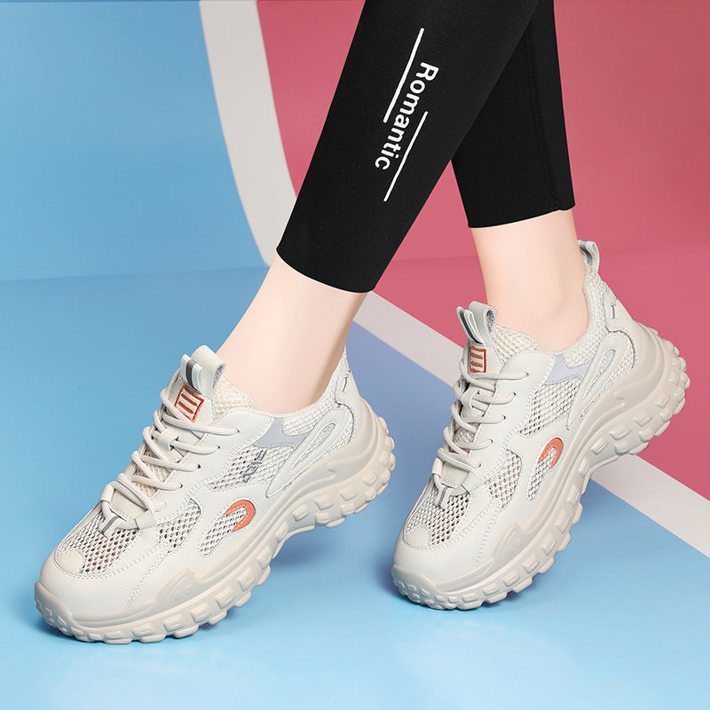Damen Sneaker Sportschuhe Atmungsaktiv Komfortabel