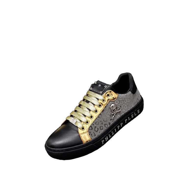 Damen Sneaker Modern Glanz Detail Rutschfest
