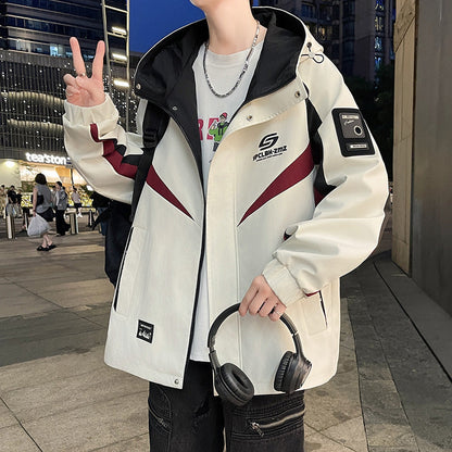 Unisex Übergangsjacke Modern mit Taschen Urban Style