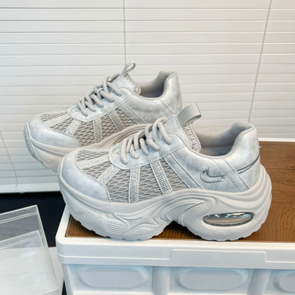 Damen Sneaker Sportlich Atmungsaktiv Trend