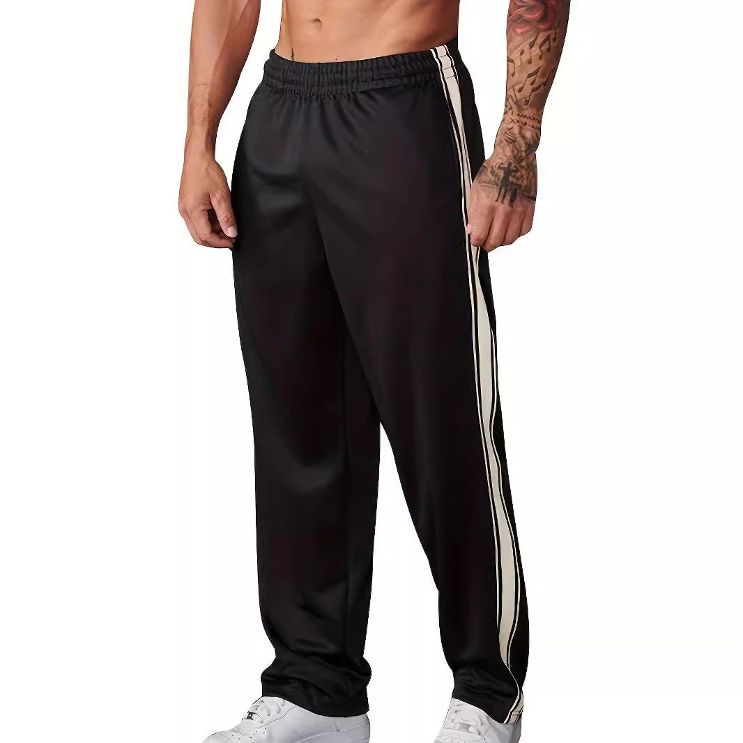 Herren Sport Hose mit Streifen Bequem Freizeit
