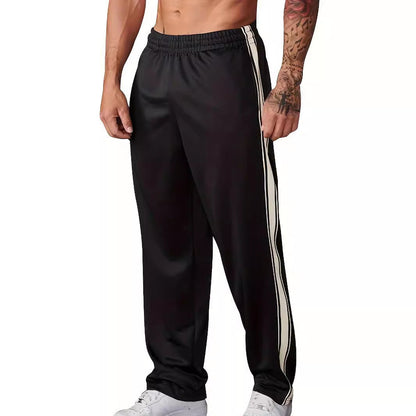 Herren Sport Hose mit Streifen Bequem Freizeit