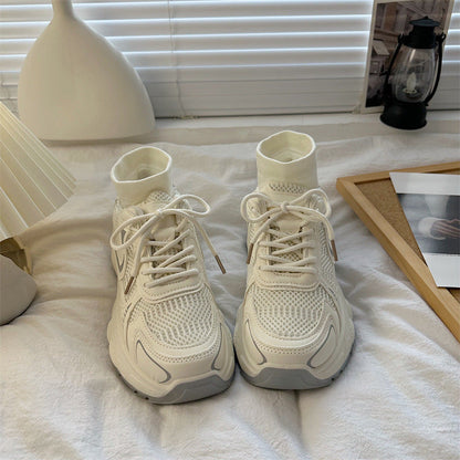 Damen Sneaker Hoch Schaft Dämpfung bequem