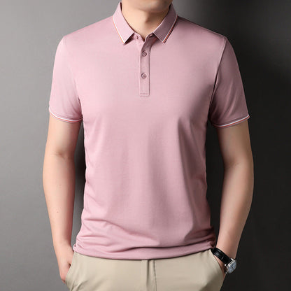 Herren Poloshirt Atmungsaktiv Modern Kontrastakzente