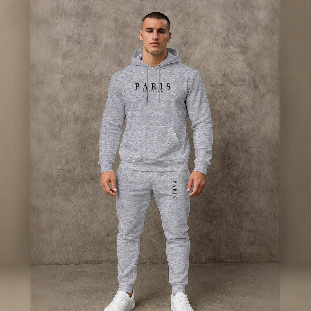 Bequemer Herren Sweatanzug Sportlich Modern