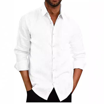 Herren Hemd Langarm Casual Modern