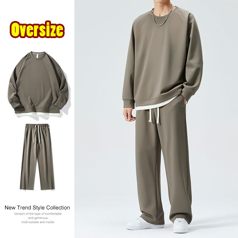 Herren Sweatshirt Hose Set Oversized Sportlich - BerlinGlamour