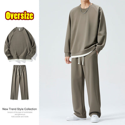 Herren Sweatshirt Hose Set Oversized Sportlich - BerlinGlamour